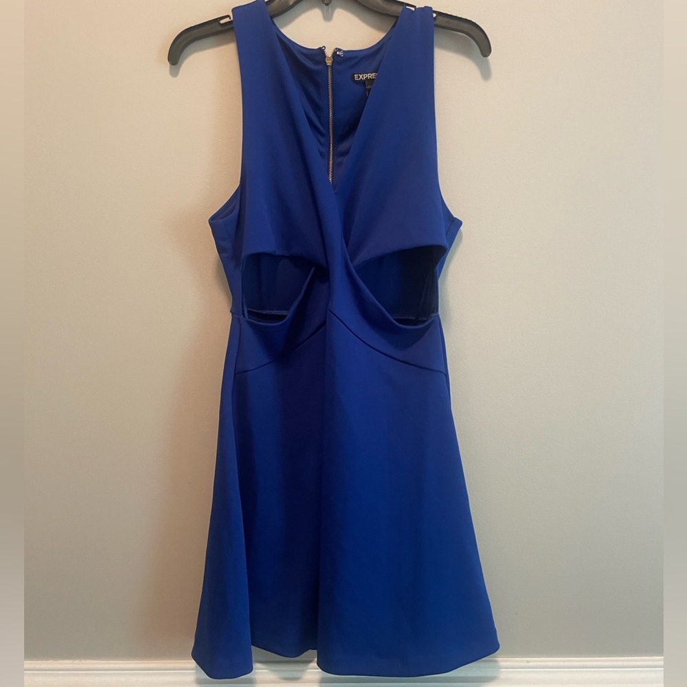 Express blue dress